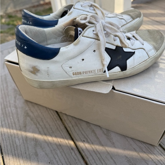 Golden Goose Superstar white/black/navy size 8/38 - Picture 4 of 10